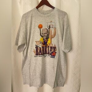 Vintage 90s NBA Salem Phoenix Suns Charles Barkley Caricature Shirt Size XL NWT